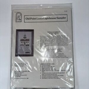 VTG Lighthouse Cross Stitch Kit, OLD POINT LOMA LIGHTHOUSE in San Diego, CA‎